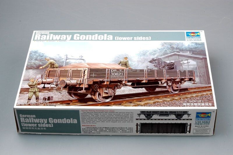Trumpeter TR01518 _V 1/35 German WW.II Railway Gondola ( lower sides )