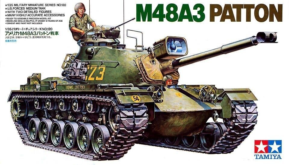 Tamiya TM35120 1/35 US M48A3 Patton Tank Tamiya TM35120 1/35 US M48A3 Patton Tank