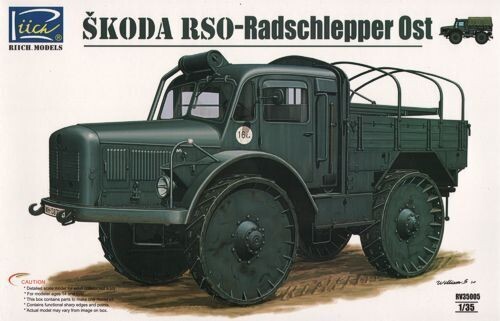 Riich Models RV35005 1/35 Skoda Radschlepper OST (Porsche Typ 175) Riich Models RV35005 1/35 Skoda Radschlepper OST (Porsche Typ 175)
