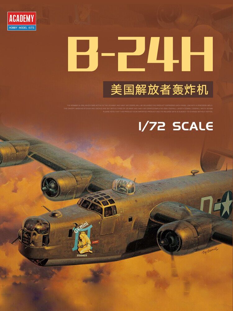 Academy 12584 1/72 Consolidated B -24 H Liberator - Academy 12584 1/72 Consolidated B -24 H Liberator - "Zodiac"