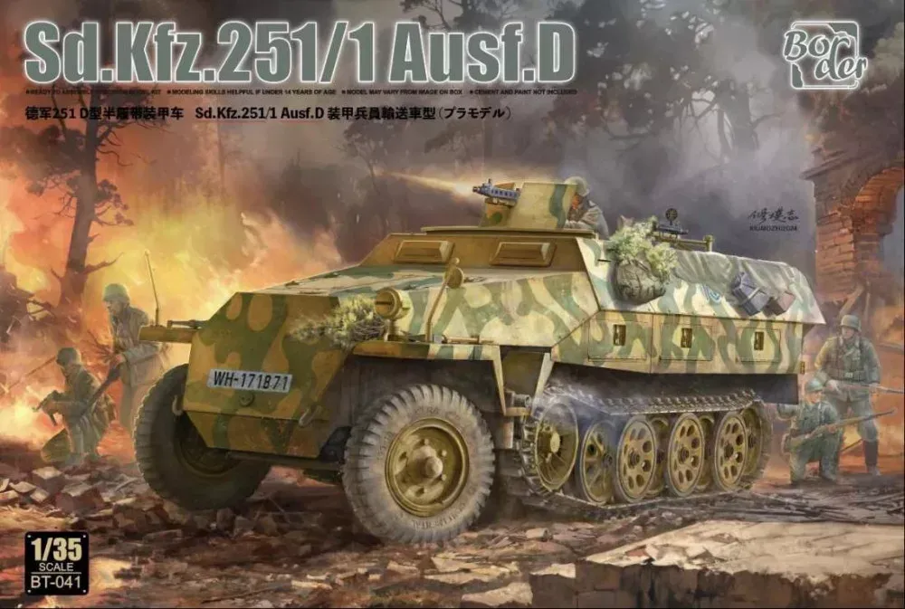 Border Models BMBT041 1/35 Sd.Kfz.251/1, Ausf.D - ANGEBOT !!! Border Models BMBT041 1/35 Sd.Kfz.251/1, Ausf.D - ANGEBOT !!!