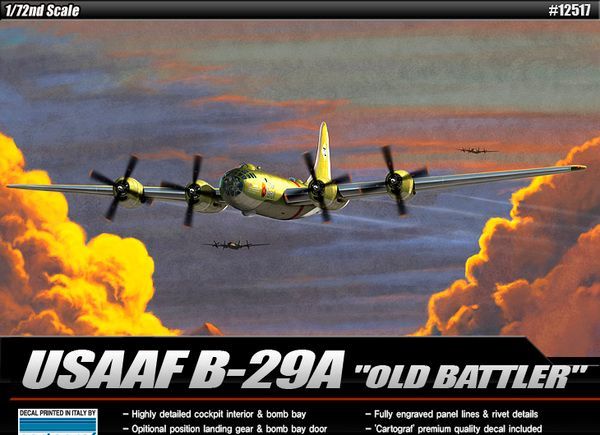 Academy 12517 1/72 USAAF B -29 'Old Battler' Academy 12517 1/72 USAAF B -29 'Old Battler'