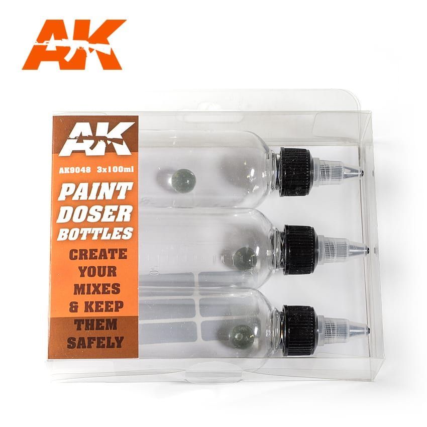 AK Interactive AK9048 Paint Doser Bottles AK Interactive AK9048 Paint Doser Bottles
