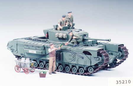 Tamiya TM35210_V 1/35 British Infantry Tank Mk.IV Churchill Mk.VII Tamiya TM35210_V 1/35 British Infantry Tank Mk.IV Churchill Mk.VII