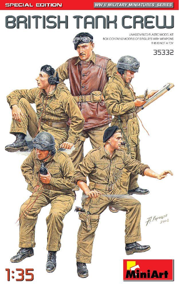 MINIART MA35332 1/35 Brit. Tank Crew - SPECIAL EDITION MINIART MA35332 1/35 Brit. Tank Crew - SPECIAL EDITION