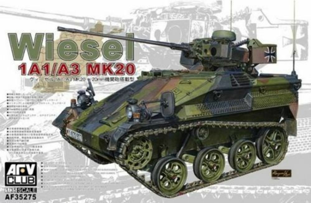 AFV CLUB AFV35275_V 1/35 Wiesel 1 A1/A3 Mk 20 AFV CLUB AFV35275_V 1/35 Wiesel 1 A1/A3 Mk 20