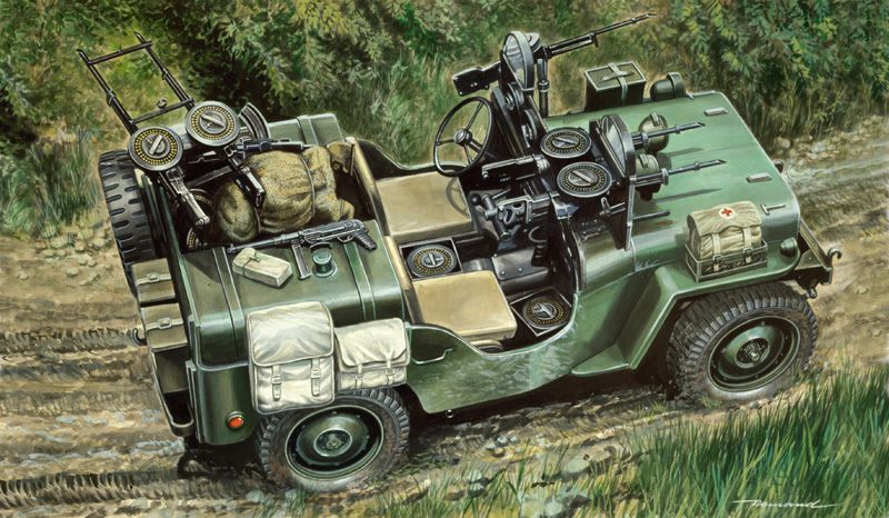 Italeri IT0320 1/35 Commando Car