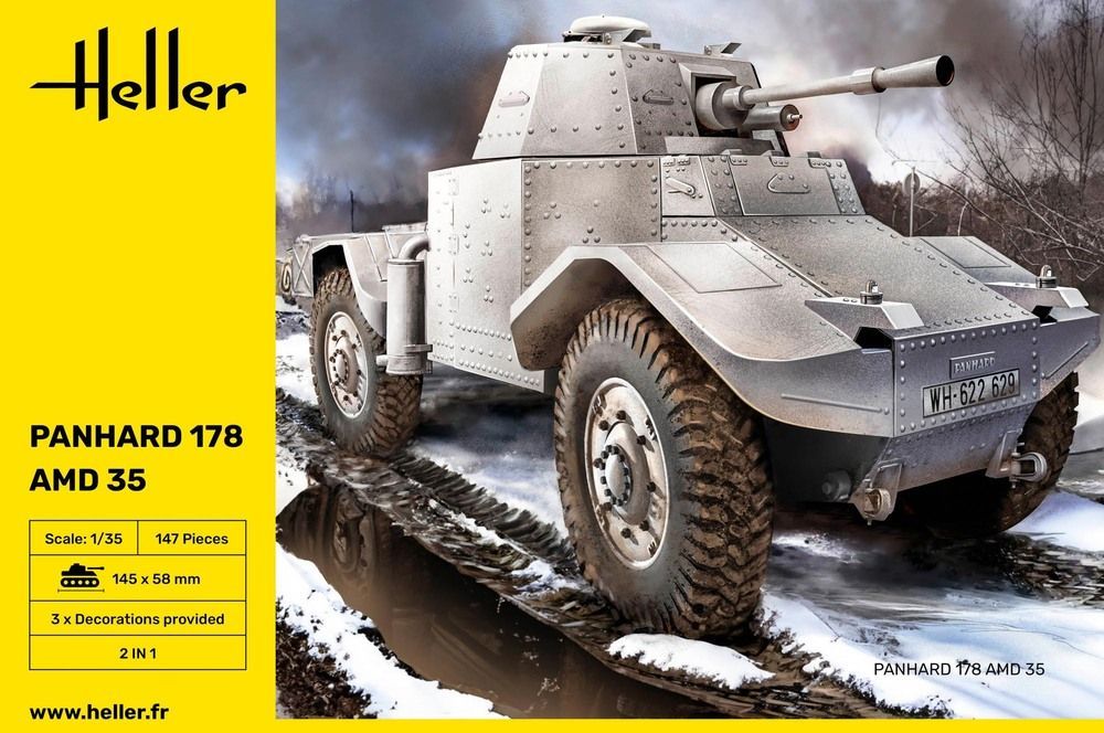HELLER HE30325_V 1/35 Panhard 178 AMD 35 HELLER HE30325_V 1/35 Panhard 178 AMD 35