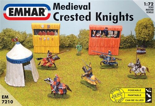 Emhar EM7210 1/72 Medieval Crested Knights Emhar EM7210 1/72 Medieval Crested Knights
