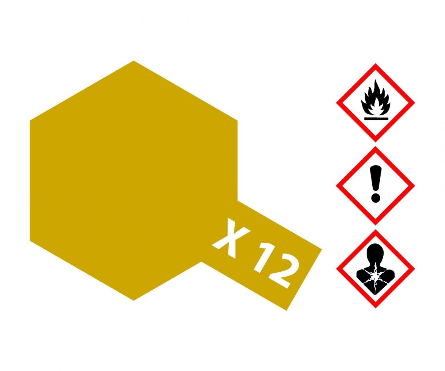TAMIYA TMX12 Blatt - Gold glänzend , 23ml TAMIYA TMX12 Blatt - Gold glänzend , 23ml