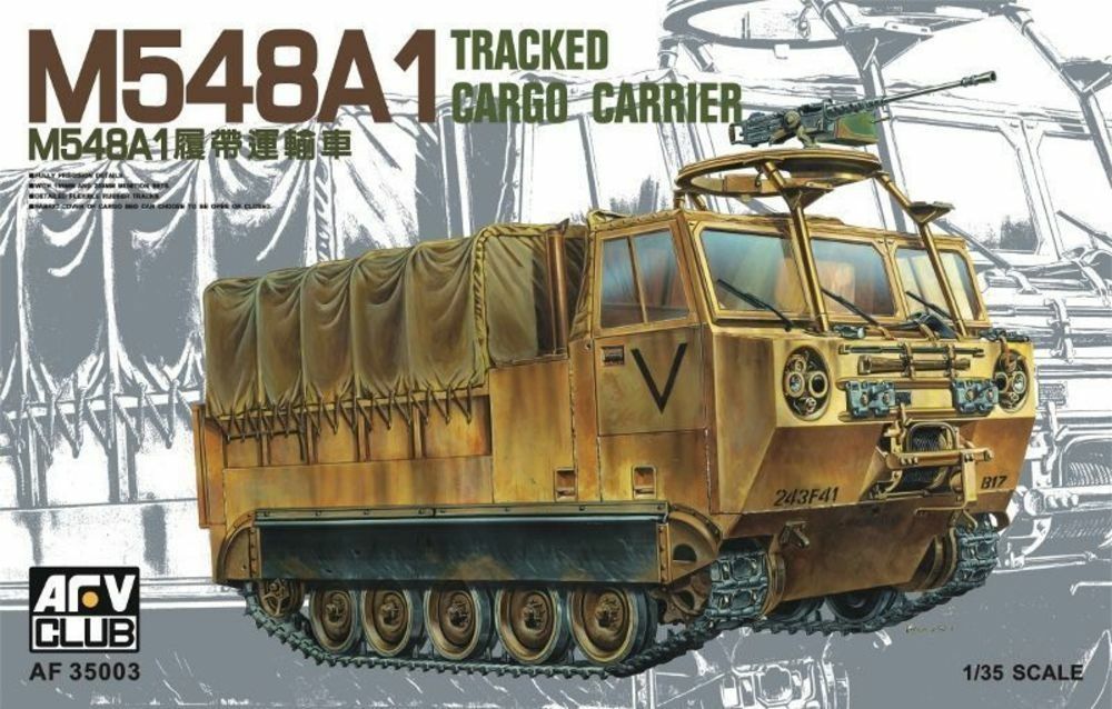AFV CLUB AFV35003_V 1/35 M548A1 TRACKED CARGO CARRIER AFV CLUB AFV35003_V 1/35 M548A1 TRACKED CARGO CARRIER