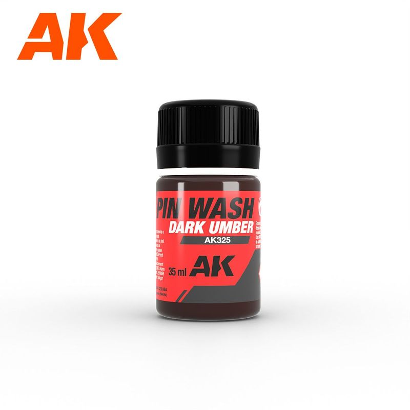AK AK325 Pin Wash - Dark Umber Enamel