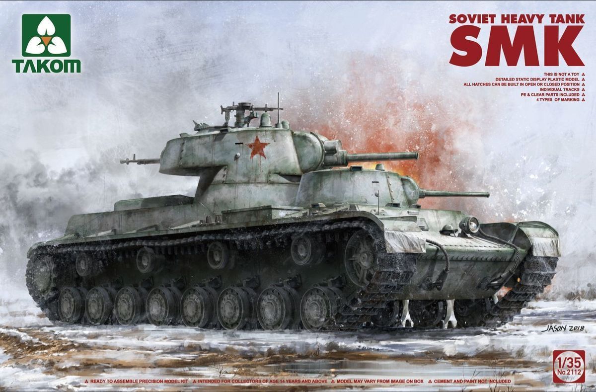 TAKOM TAK2112 1/35 Soviet Heavy Tank SMK