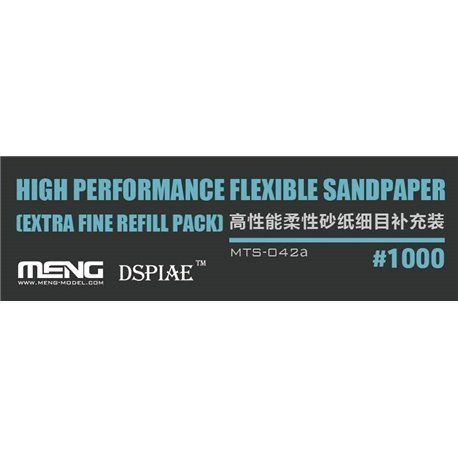 MENG MTS042a High Performance Flexible Sandpaper #1000