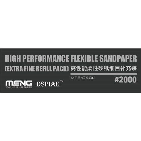 MENG MTS042d High Performance Flexible Sandpaper #2000