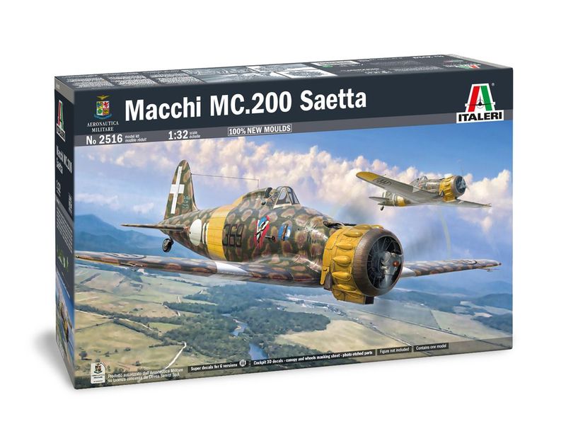 Italeri IT2516 1/32 Macchi MC.200 Serie XXI-XXIII
