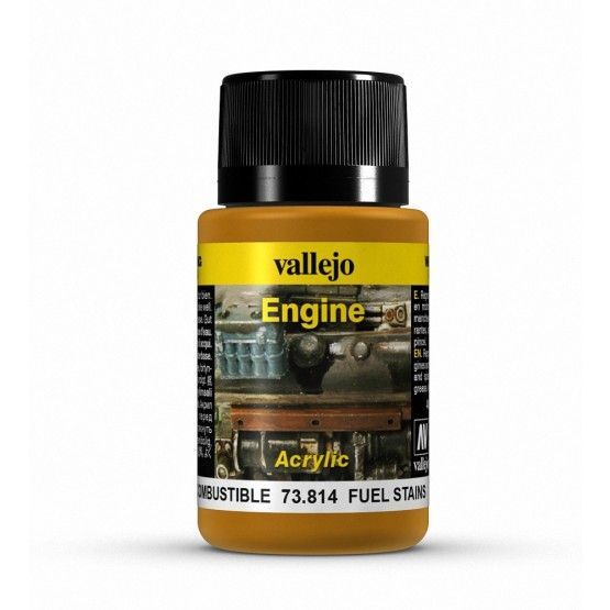 VALLEJO VAL73814 Engine Effects - Fuel Stains - Benzinflecken , 40 ml