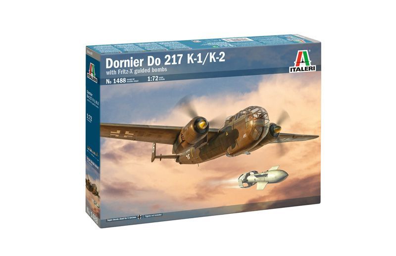 Italeri IT1488 1/72 Dornier Do-217 K-1/K-2 with Fritz X