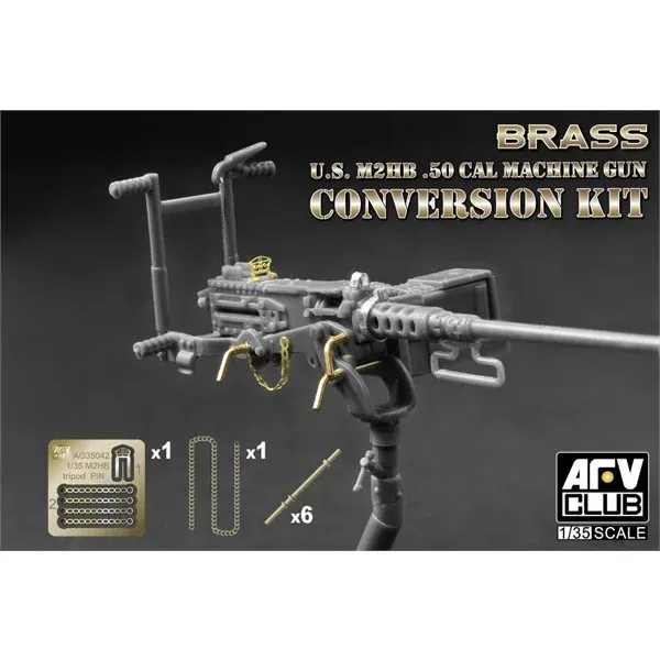 AFV CLUB AFVAG35042 1/35 U.S. M2HB .50 Cal Machine Gun Conversion Kit AFV CLUB AFVAG35042 1/35 U.S. M2HB .50 Cal Machine Gun Conversion Kit
