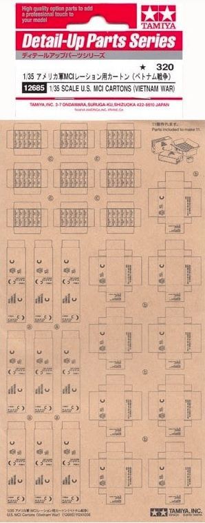 Tamiya TM12685 1/35 MCI Cartons ( Vietnam War )