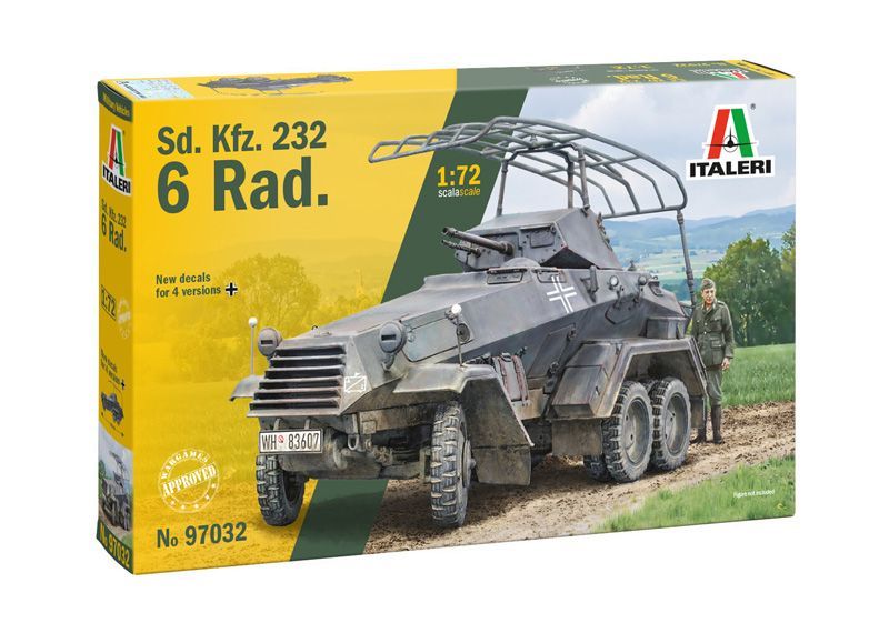 Italeri IT97032 1/72 German Sd.Kfz.232 6 Rad Italeri IT97032 1/72 German Sd.Kfz.232 6 Rad