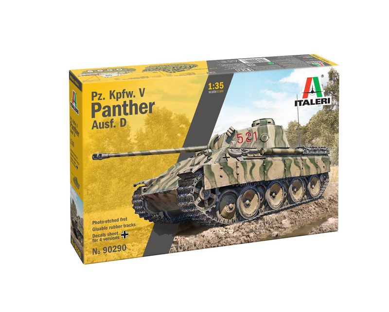 Italeri IT90290 1/35 German Pz.Kpfw.V , Ausf.D - Panther