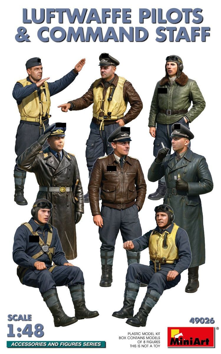 Miniart MA49026 1/48 Luftwaffe Pilots & Command Staff