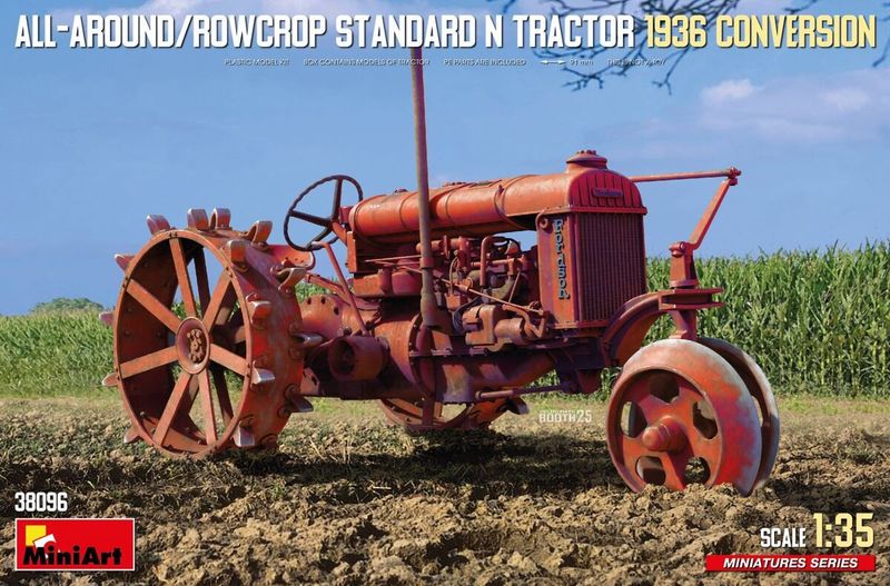 Miniart MA38096 1/35 All - Around / Rowcrop Standard N Tractor - 1936 Conversion