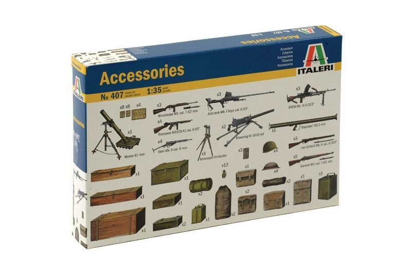 Italeri IT407 1/35 Accessories and Guns