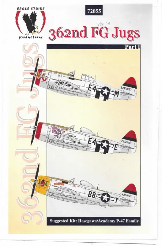 Eagle Strike / Aero Master EP72055 + AN72128 1/72 362nd FG Jugs /Thunderbolts Galore V , 2er - COMBO  - ANGEBOT !!!