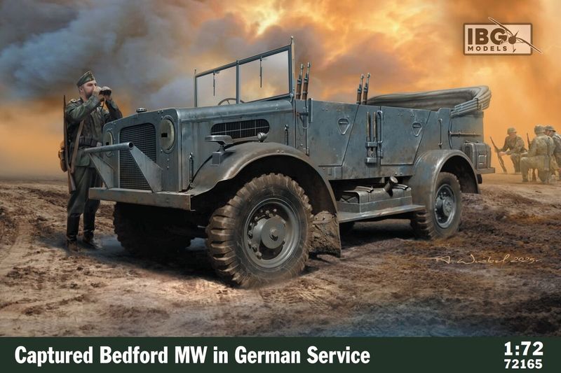 IBG IBG72165 1/72 Captured Bedford MW in German Service