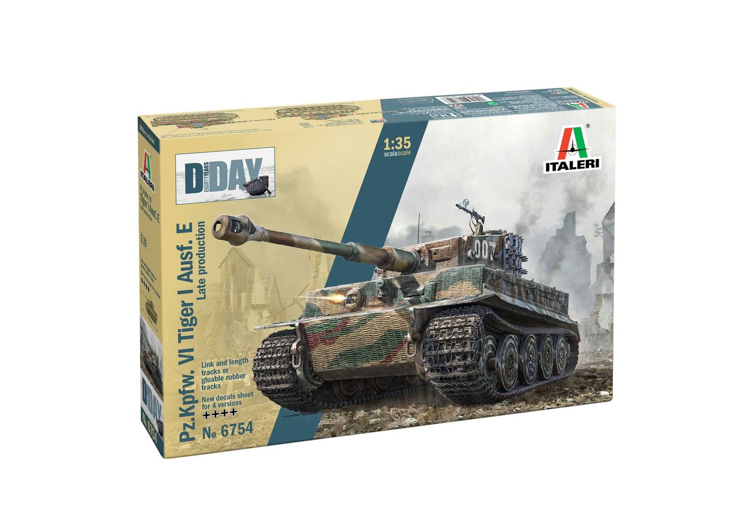 Italeri IT6754 1/72 Pz.Kpfw. VI Tiger I , Ausf. E Late Production