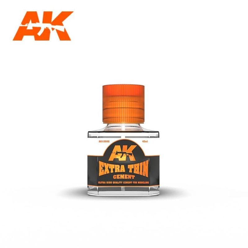 AK INTERACTIVE AK12002 Quick Cement Extra Thin , 40ml