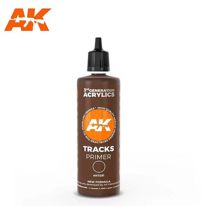 AK INTERACTIVE AK11251 Tracks Primer , 100ml