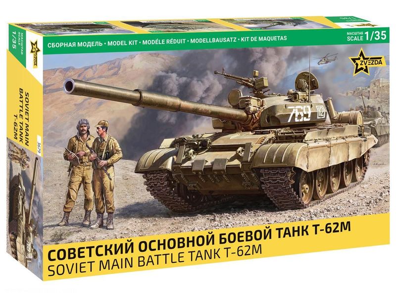 Zvezda ZV3679 1:35 Sovj.T-62 MBT