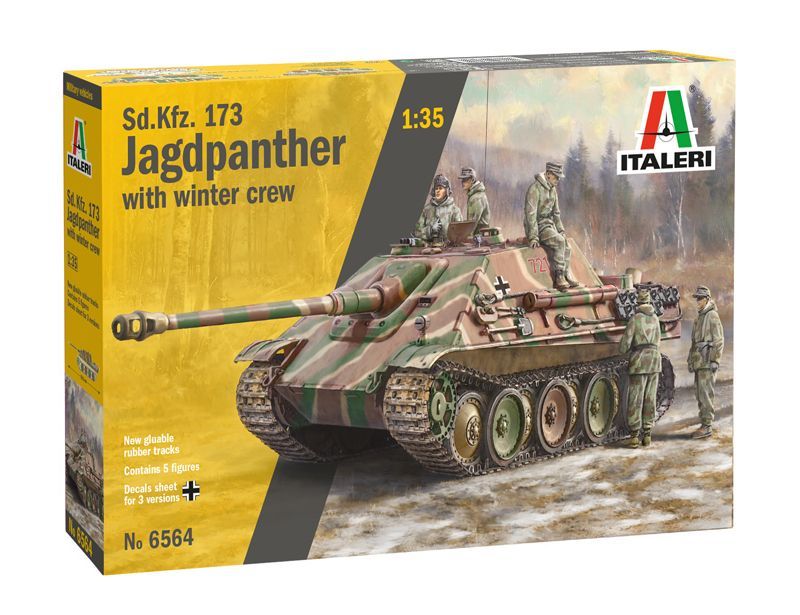 Italeri IT6564 1/35  Sd.Kfz.173 Jagdpanther w/winter crew