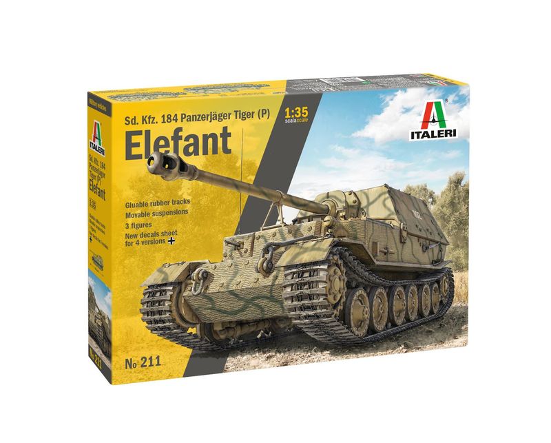 Italeri IT211 1/35 Sd.Kfz. 184 Pz.Jg. Elefant