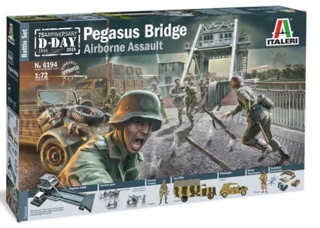 Italeri IT6194 1/72 75th D-Day Pegasus Bridge - Airborne Assault