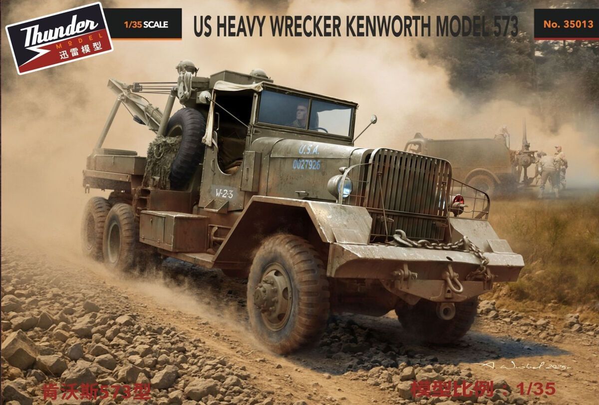 Thunder Model THU35013 1/35 US Heavy Wrecker Kenworth Model 573