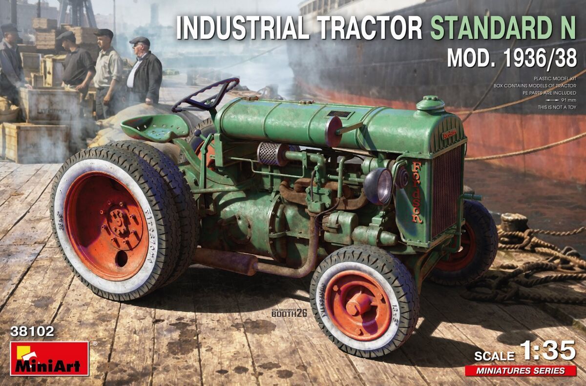 Miniart MA38102 1/35 Industrial Tractor Standard N Mod. 1936/38