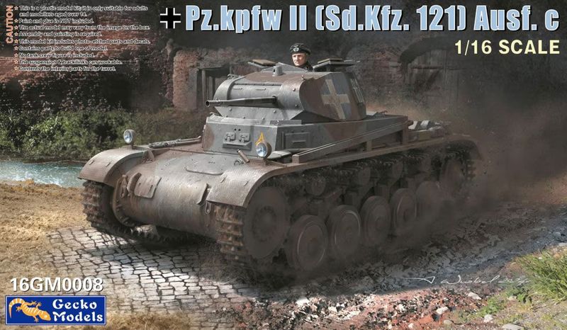Gecko Models 16GM0008 1/16 Pz. Kpfw. II , Ausf. A/B/C