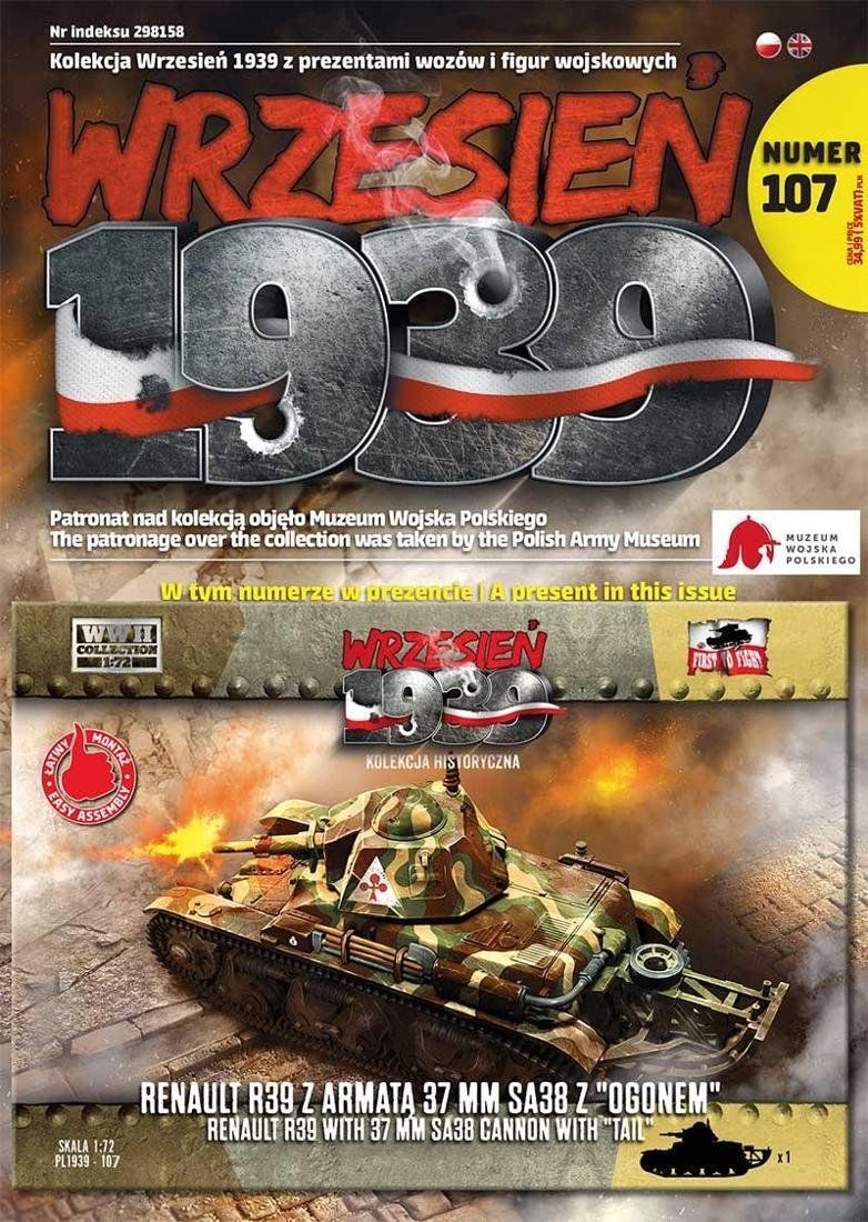 IBG IBGFTF107 1/72 WW.II French Tank Renault R39 w/37mm SA38 Cannon w/'Tail' - ANGEBOT !!!