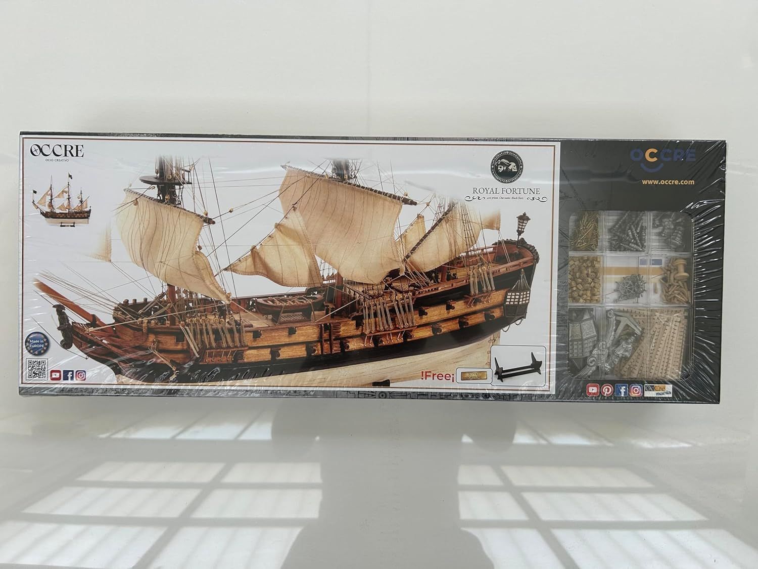 Occre OCR12015 1/65 Royal Fortune, Piratenschiff aus Holz - Montagebausatz Occre OCR12015 1/65 Royal Fortune, Piratenschiff aus Holz - Montagebausatz