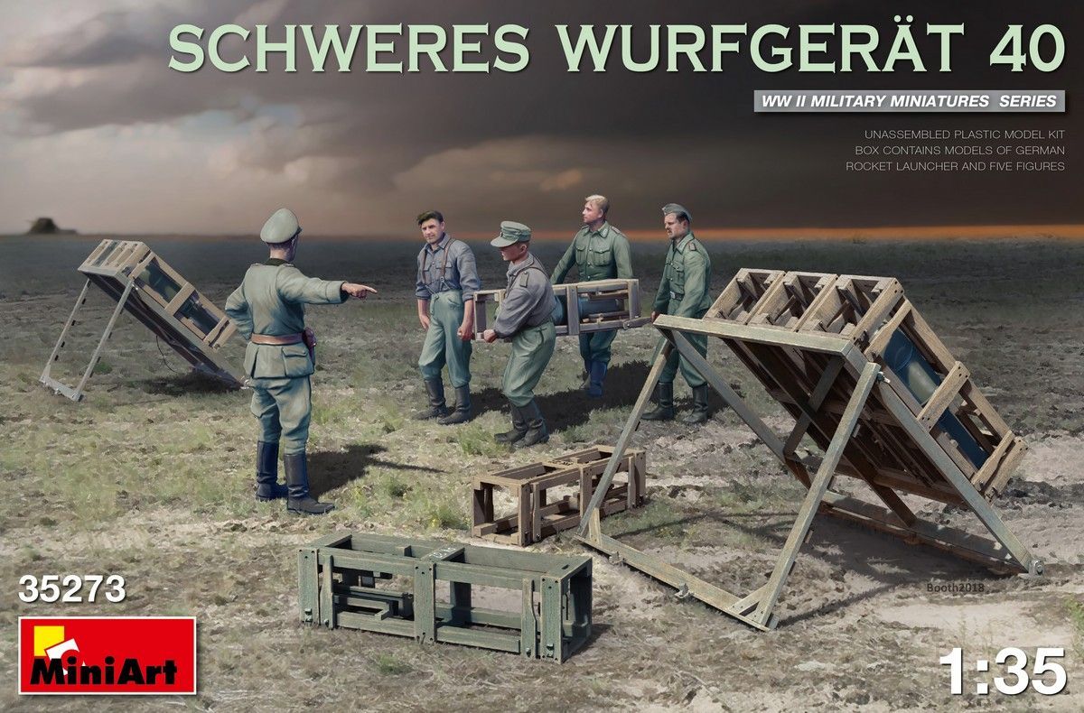 Miniart MA35273 1/35 Germ. Schweres Wurfgerät 40 Miniart MA35273 1/35 Germ. Schweres Wurfgerät 40
