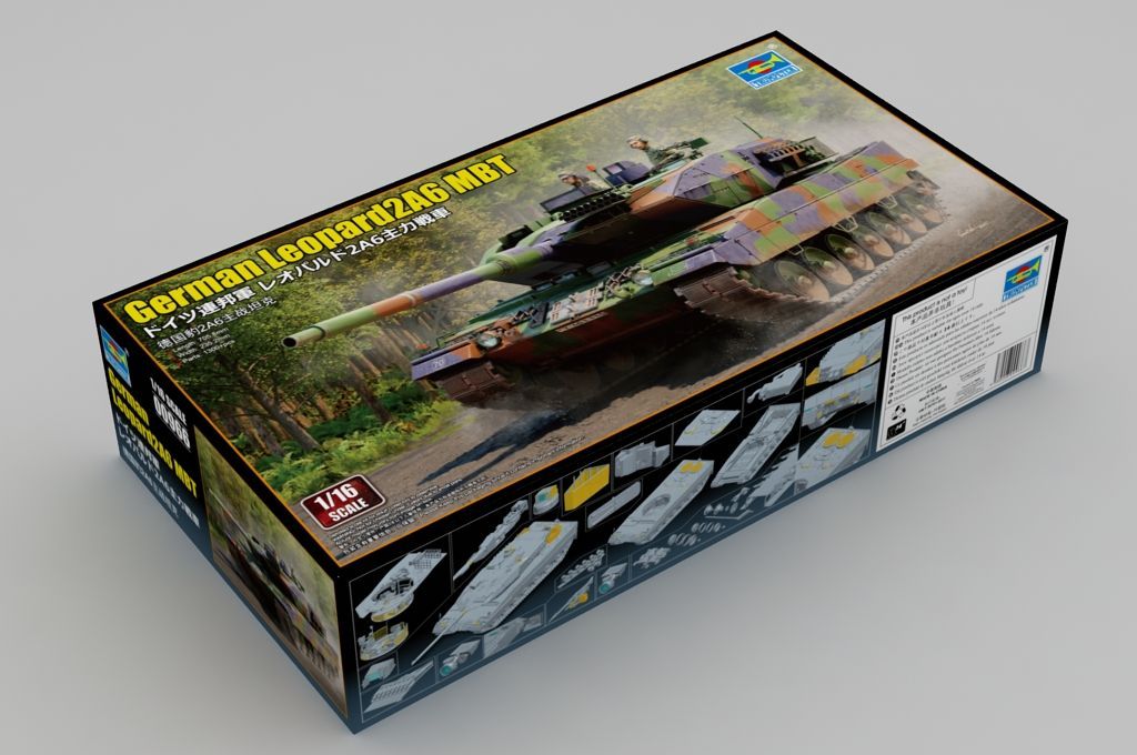 Trumpeter TR00966 1/16 German Leopard 2A6 MBT Trumpeter TR00966 1/16 German Leopard 2A6 MBT
