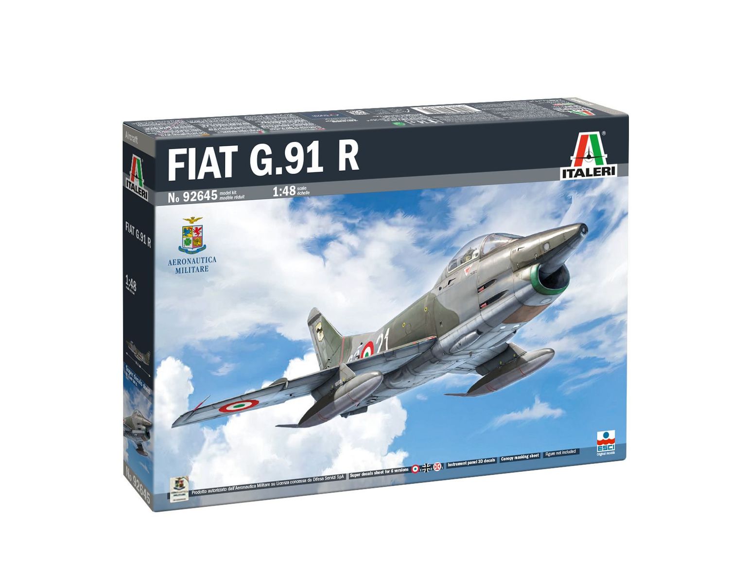 Italeri IT92645 1/48 FIAT G.91R Italeri IT92645 1/48 FIAT G.91R