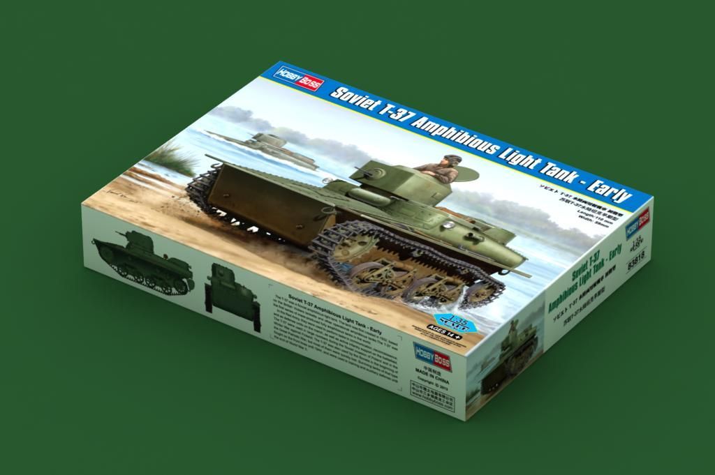 Hobby Boss HB83818 1/35 Soviet T-37 Amphibious Light Tank - Early - ANGEBOT !! Hobby Boss HB83818 1/35 Soviet T-37 Amphibious Light Tank - Early - ANGEBOT !!