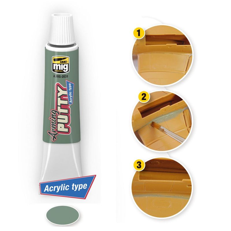 Mig AMIG2039 AMMO Arming Putty - Acrylic Type Mig AMIG2039 AMMO Arming Putty - Acrylic Type
