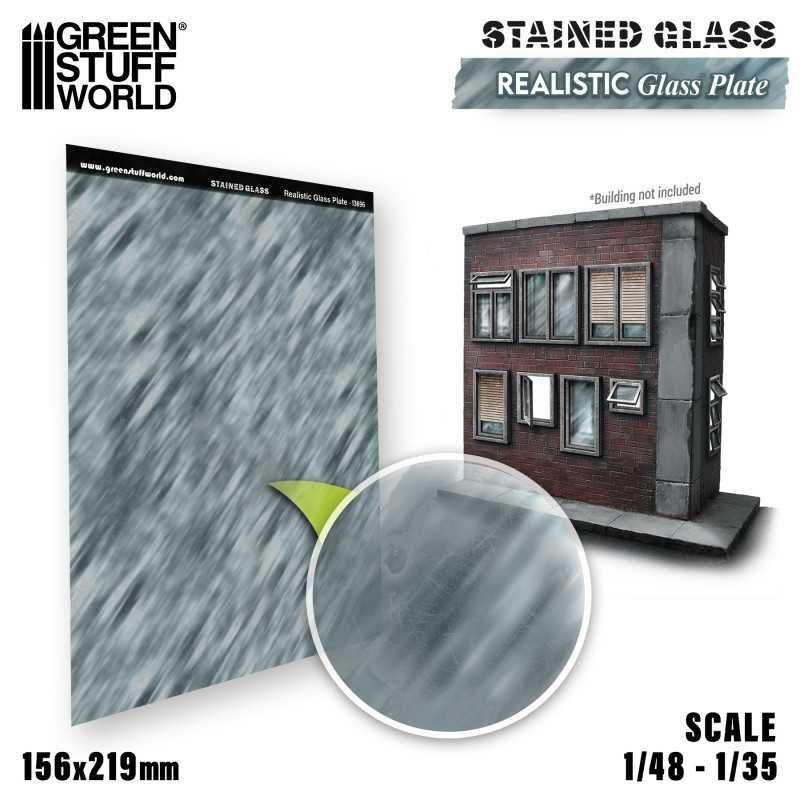 Green Stuff World GSW13696 Realistic Glass Plate Green Stuff World GSW13696 Realistic Glass Plate