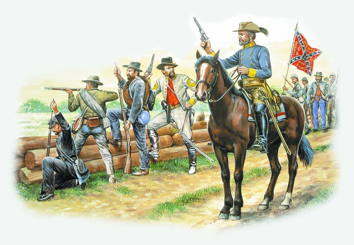 Italeri IT6014 1/72 Confederate Infantry Italeri IT6014 1/72 Confederate Infantry